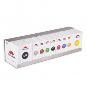HACCP voordeel set 9 wateroplosbare stickers met RVS Houder